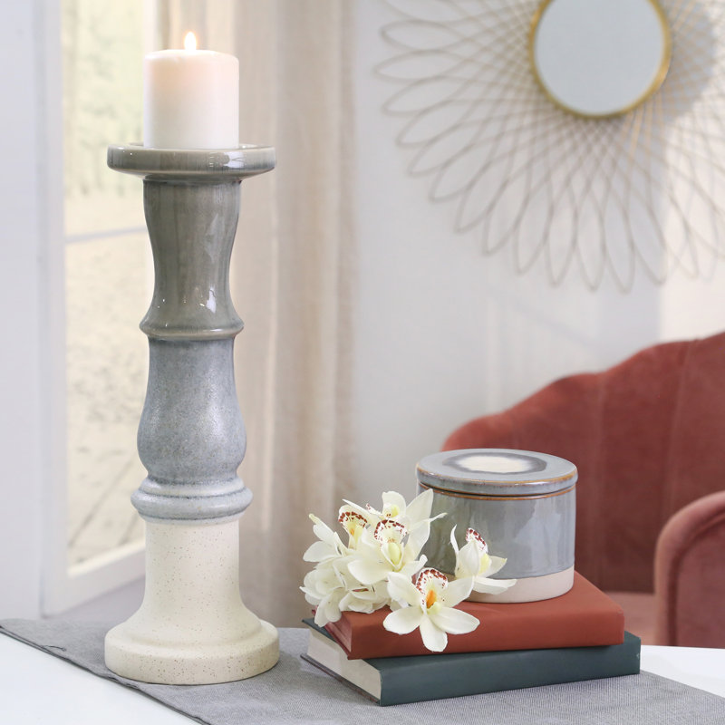 Ceramic Candlestick & Reviews Joss & Main